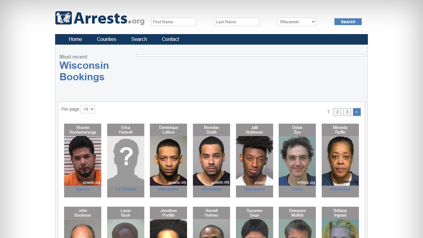 Milwaukee County Arrests and Inmate Search