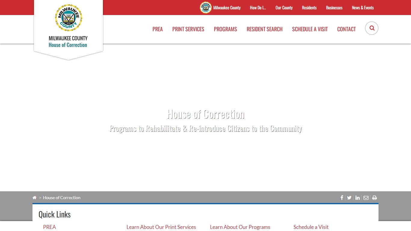 House of Correction - Milwaukee County
